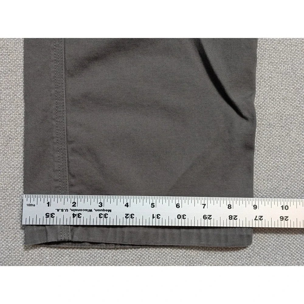 Duluth Trading Men's 38x30 Olive Green Flex Fire Hose Canvas Workwear Pants